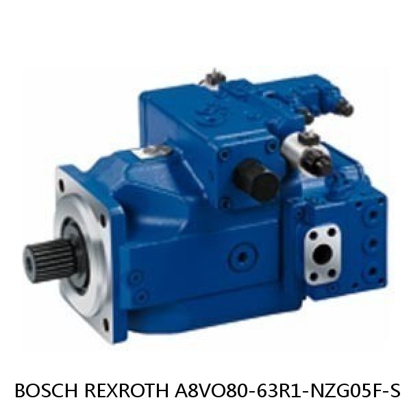 A8VO80-63R1-NZG05F-S BOSCH REXROTH A8VO VARIABLE DISPLACEMENT PUMPS