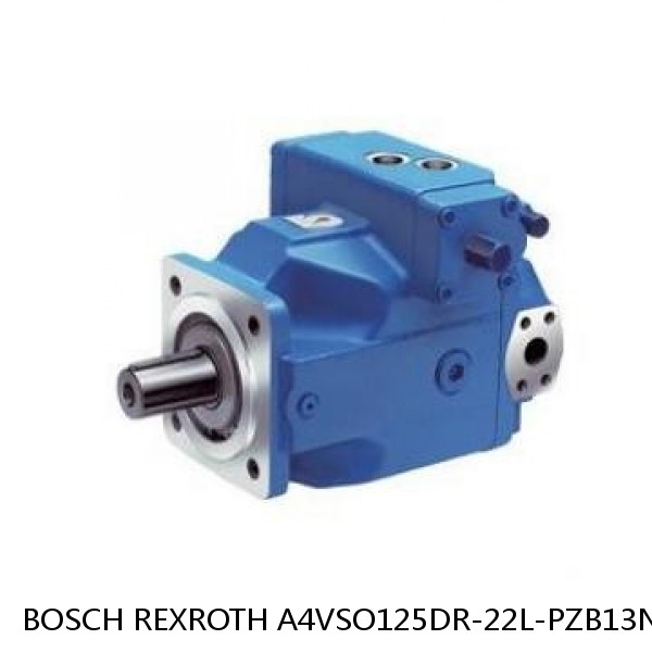 A4VSO125DR-22L-PZB13N BOSCH REXROTH A4VSO VARIABLE DISPLACEMENT PUMPS